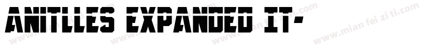 Anitlles Expanded It字体转换
